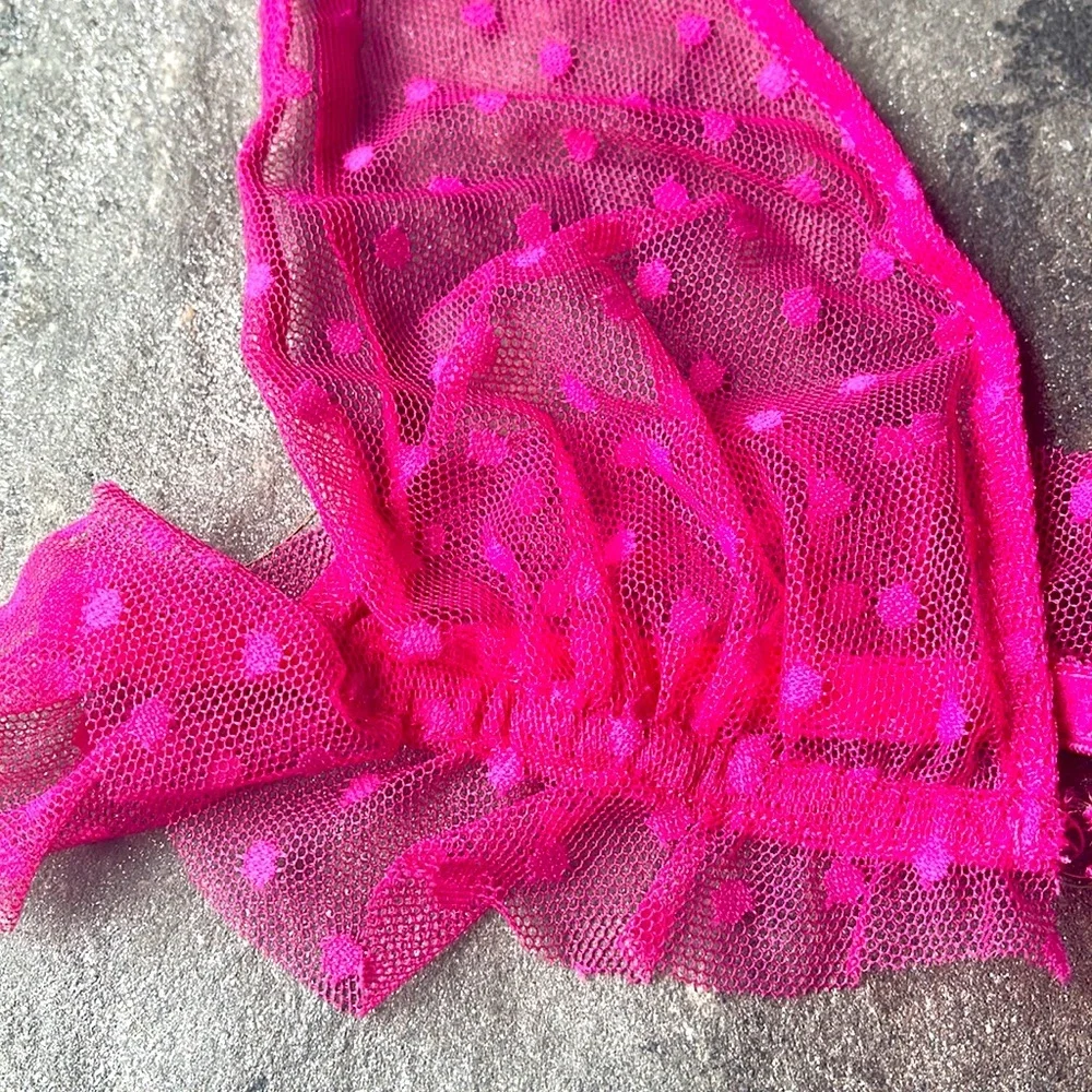 New🌟Side Ruffle Bralette-Pink Orchid